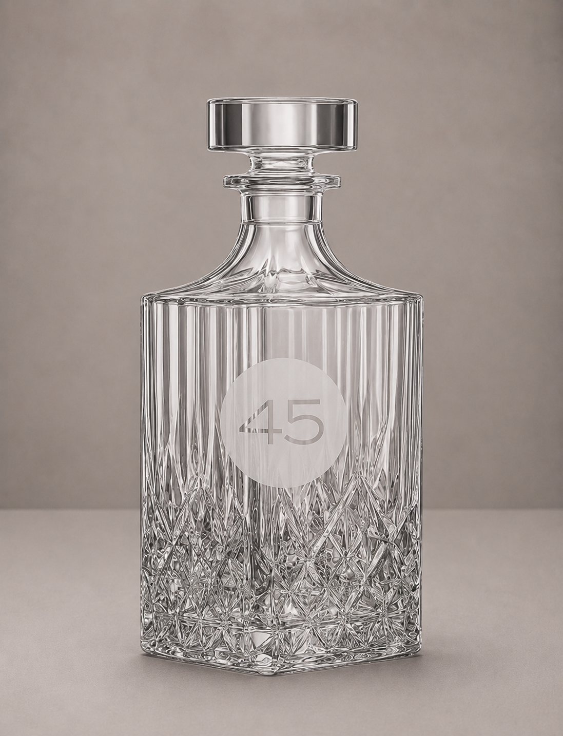 Cut Crystal Decanter 25oz