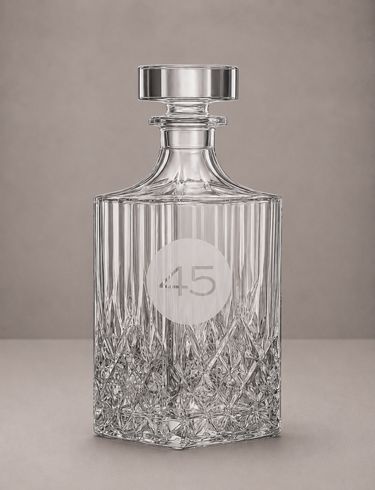Cut Crystal Decanter 25oz