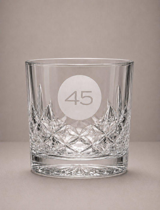 Cut Crystal Whisky Glass 9oz