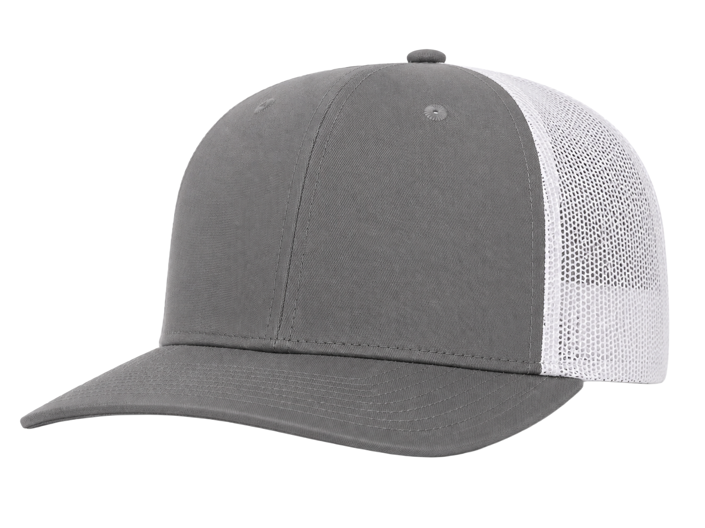Classic Two-Tone Trucker Hat (Grey/White)