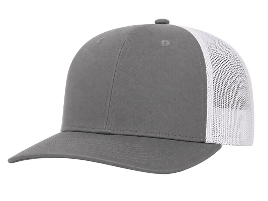 Classic Two-Tone Trucker Hat (Grey/White)
