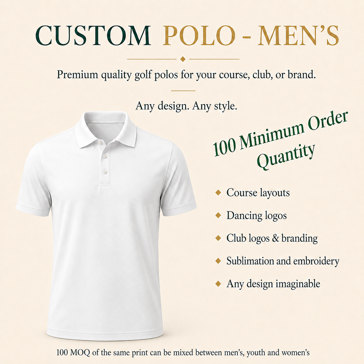 Custom Polo - Mens