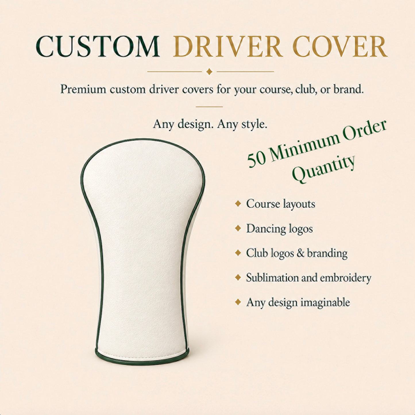 Custom Driver Cover