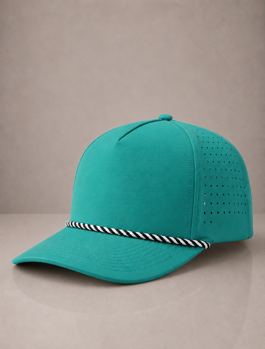 Perforated Performance Rope Hat (Green)