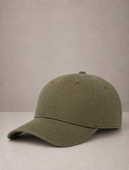 Sturctured Baseball Hat (Olive)