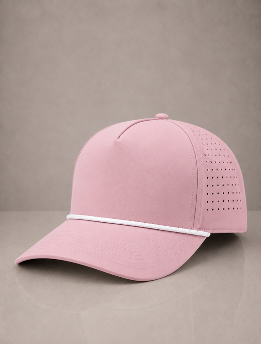 Perforated Performance Rope Hat (Pink)