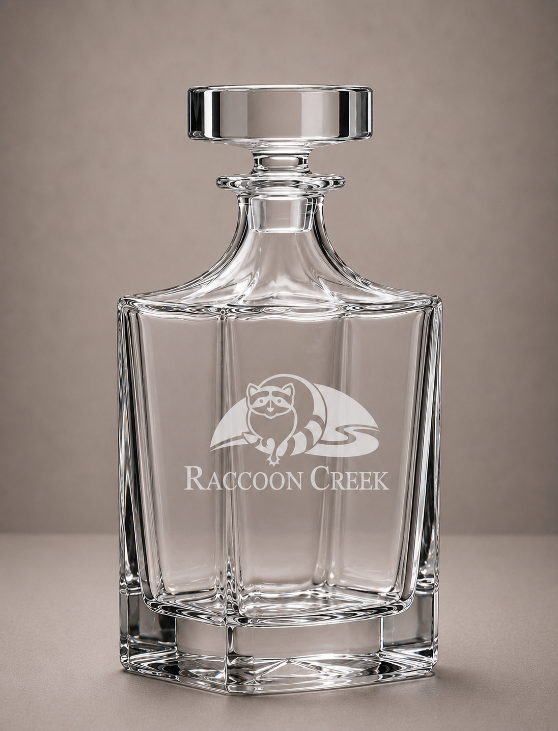 Square Crystal Decanter 25oz