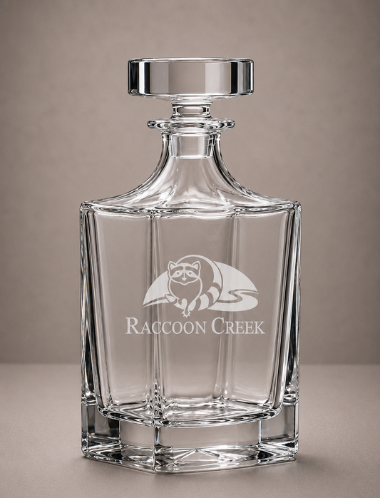 Square Crystal Decanter 25oz